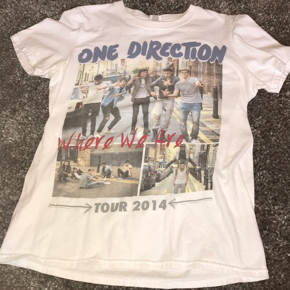 Original one direction tour 2014 t shirt